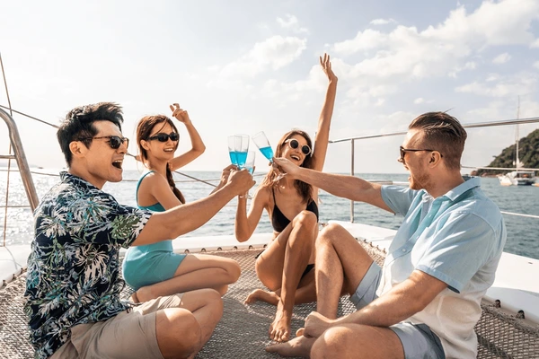 Drinks on Boat Yacht